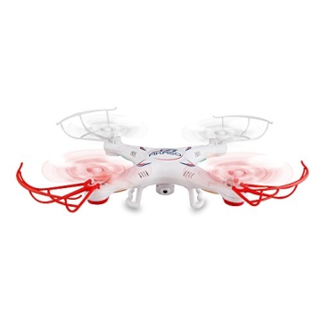 AKASO X5C 4 CH 2,4 GHz 6-Achsen Fernbedienung Quadcopter mit HD Kamera, Gyro Headless, 360-degree 3D Rolling Mode 2 RTF RC Drohne ( Bonus MicroSD Karte & Rotorblätter enthalten ) - 4