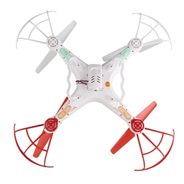 AKASO X5C 4 CH 2,4 GHz 6-Achsen Fernbedienung Quadcopter mit HD Kamera, Gyro Headless, 360-degree 3D Rolling Mode 2 RTF RC Drohne ( Bonus MicroSD Karte & Rotorblätter enthalten ) - 7