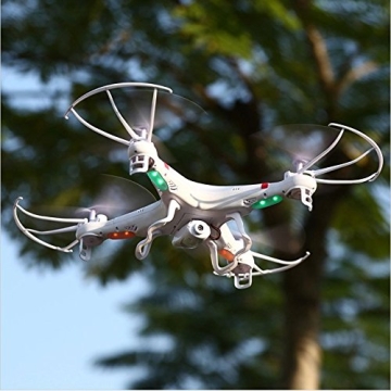 GoolRC X5C Quadrocopter Drohne Weiß 2,4Ghz mit HD Kamera 3D + 4* 600mAh GoolRC Ersatzakku - 8