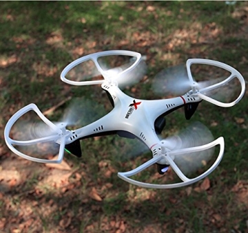 Smart-Planet® hochwertige Drohne / Quadrocopter mit Live Kamera HD R806CF und " Coming Home Funktion " --- inkl. 2,4 GHz / 2.4 GHz Funkfernbedienung - Komplettpaket - inkl. 2x Akku - mit Live HD Cam / Kamera - 6 Achsen Gyro - 4 Kanal - Looping auf Knopfdruck etc. - 1