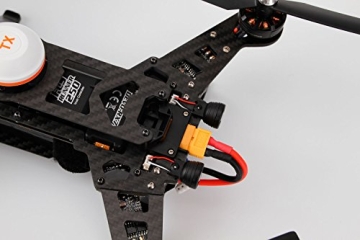 XciteRC 15003600 - FPV Racing-Quadrocopter Runner 250 RTF - FPV-Drohne mit HD Kamera, Akku, Ladegerät und Devo 7 Fernsteuerung - 6