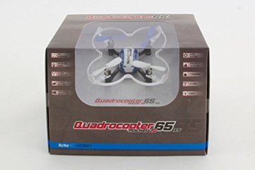 XciteRC 15008050 - Ferngesteuerter RC Quadrocopter Drohne, Rocket 65XS 3D, 4 Kanal RTF, blau/weiß - 4